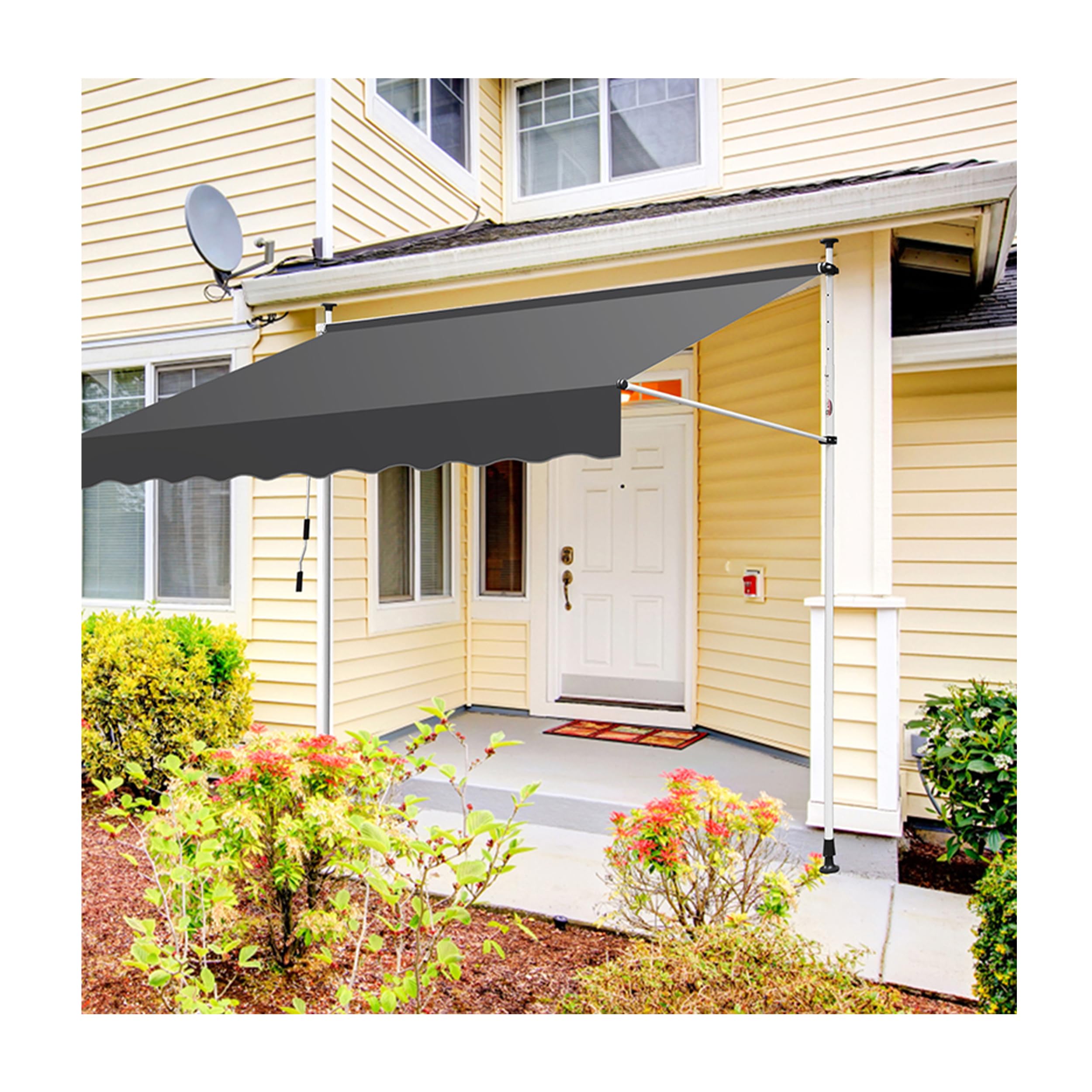 Amazon.co.jp: スンツェン 開閉式オーニング, テントのひさし, ひさし